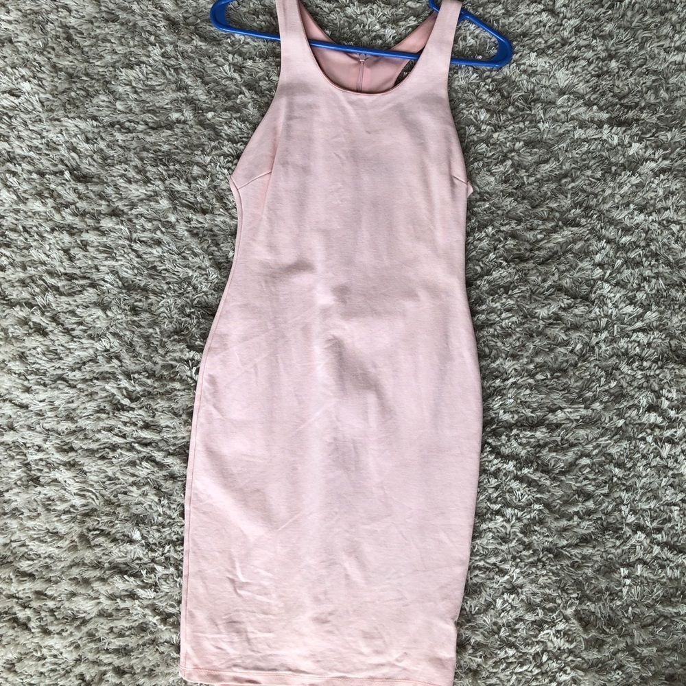 Light pink midi dress